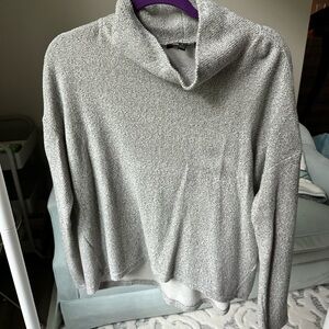 Banana Republic Gray Cowl Neck Sweater Soft Knit